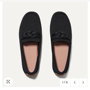 Rothy's Black Women's Driver Braid Loafers